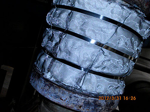 穿墙膨胀节内保温施工