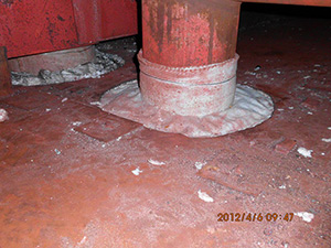 炉顶穿墙超温改造